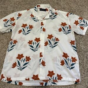 Abercrombie Floral Button-Up Shirt